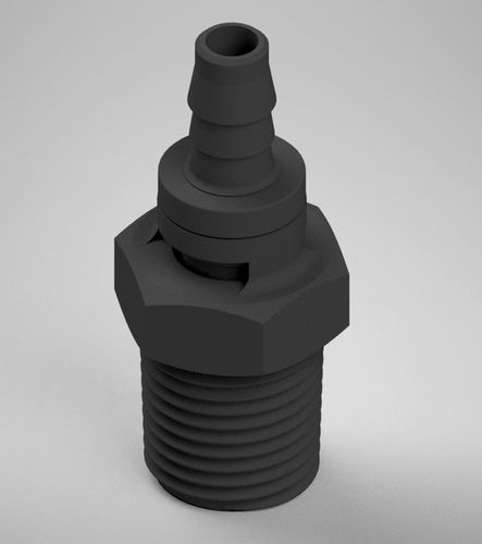 Raccordo pneumatico - F3350 series - AIR Logic - ad avvitamento / scanalato / in nylon