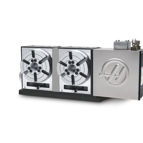 Tavola intermittente azionata a motore - HRT160-2 - Haas Automation - verticale / per macchina utensile / bimandrino