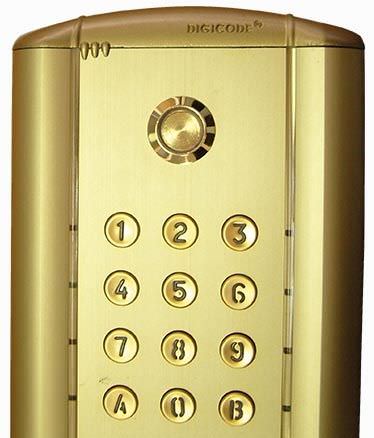 Tastiera numerica 12 tasti - DC100EOPTT - CDVI IBERICA SL - a muro / in alluminio / retroilluminata