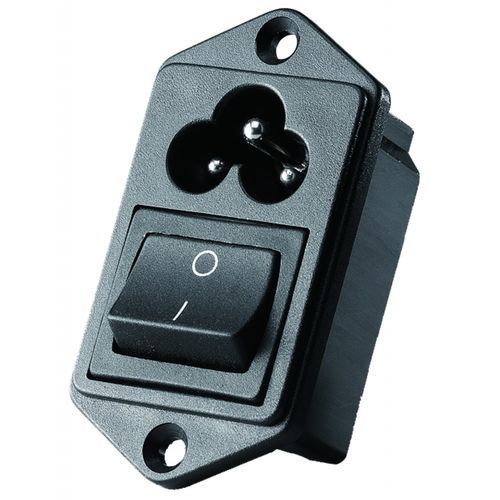 Connettore di alimentazione elettrica - 0724 - SCQD - COMESTERO SISTEMI - rettangolare / maschio / in termoplastica