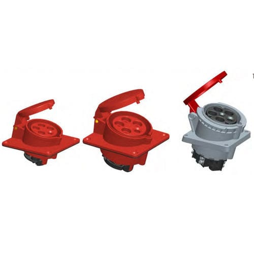 Spina elettrica industriale - CSP-44A - COMESTERO SISTEMI - da incasso / IP44