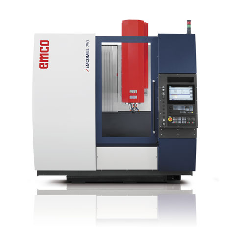 Fresatrice CNC 3-4 assi - EMCOMILL 750 - EMCO GmbH - verticale / a tavola mobile / BT 40
