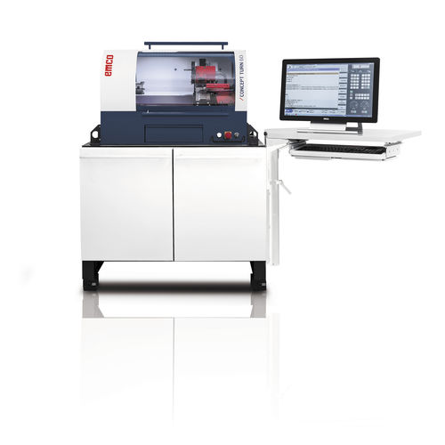 Macchina di tornitura CNC - CONCEPT TURN 60 - EMCO GmbH - 2 assi / a base piana / 8 utensili
