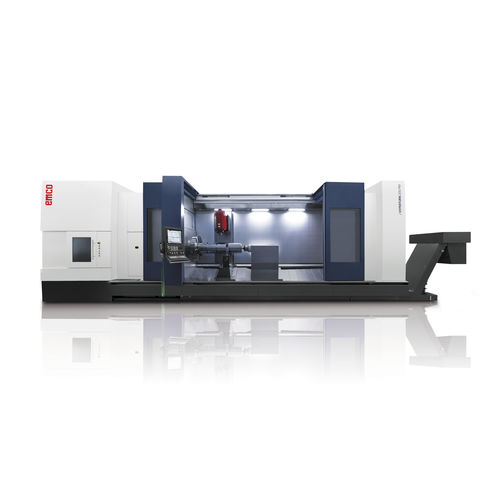 Centro di tornitura-fresatura CNC - HYPERTURN 200 Powermill - EMCO GmbH - orizzontale / 3 assi / a due mandrini