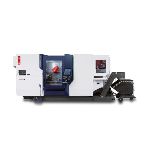 Centro di tornitura-fresatura CNC - HYPERTURN 65 Powermill G2 - EMCO GmbH - orizzontale / 3 assi / a due mandrini