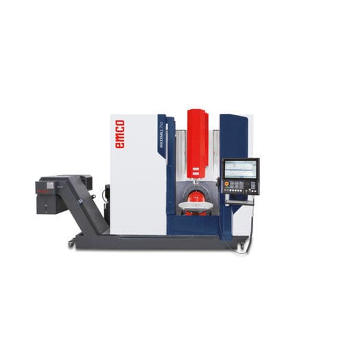 Centro di lavoro 5 assi - MAXXMILL 750 - EMCO GmbH - verticale / a montante mobile / a tavola rotante inclinabile
