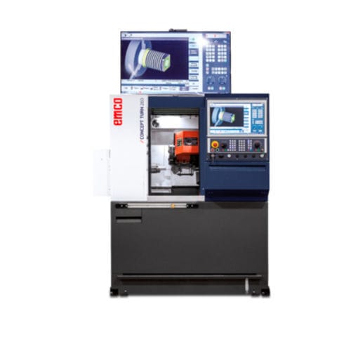 Macchina di tornitura CNC - CONCEPT TURN 260 - EMCO GmbH - 2 assi / a banco inclinato / 12 utensili