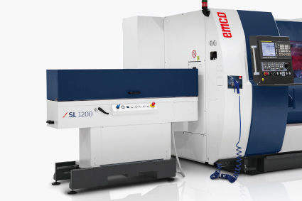 Caricatore di barra per barre corte - SL 1200 - EMCO GmbH - per macchina di tornitura / per tornio CNC / automatico