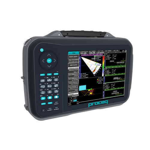 Rilevatore di difetti ad ultrasuoni - Proceq Flaw Detector 100 - Proceq - a trasduttori multipli / ad imaging / a tempo di volo