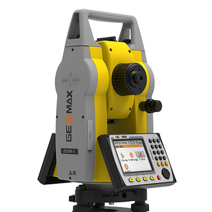 Stazione totale senza prisma - Zoom40 - GeoMax - con prisma / manuale / a tenuta stagna