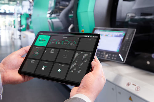 Sistema di gestione per applicazioni industriali - ALS - ARBURG - modulare / server OPC UA / portatile