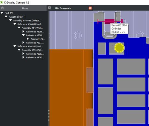 Software di conversione dati CAO - Convert - Kubotek Kosmos - visualizzatore / di importazione di file CAD / di scambio dati CAD CAM