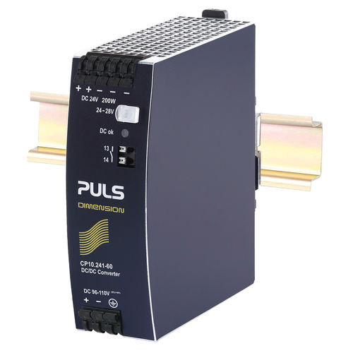 Convertitore DC/DC su guida DIN - CP10.241-60 - PULS GmbH - per applicazioni ferroviarie / con ampia gamma di ingresso / CE