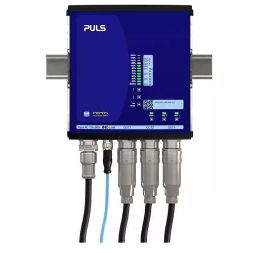 Alimentatore elettrico su guida DIN - FPS300.245-049-112 - PULS GmbH - AC/DC / a tripla uscita / regolabile