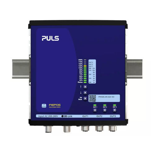 Alimentatore elettrico su guida DIN - FPH500.245-024-103 - PULS GmbH - AC/DC / a tripla uscita / regolabile