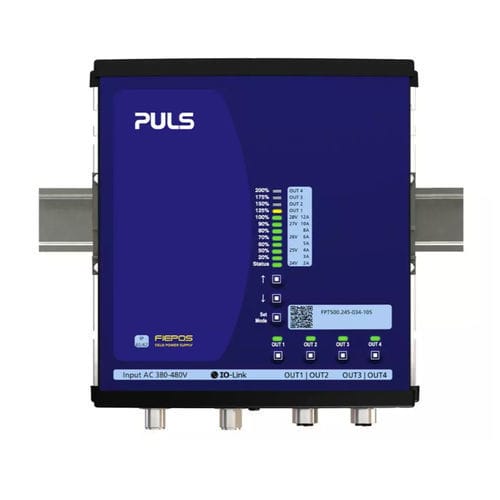 Alimentatore elettrico su guida DIN - FPT500.245-034-105 - PULS GmbH - AC/DC / a multiple uscite / regolabile