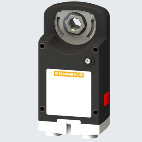 Attuatore per serrande elettrico - 363-024-60-S2/8F14  - GRUNER - rotativo / IP54 / per impianto di ventilazione