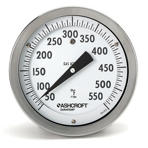 Termometro ad espansione di gas - C-600 series - ASHCROFT - con quadrante / °F / resistente ai prodotti chimici
