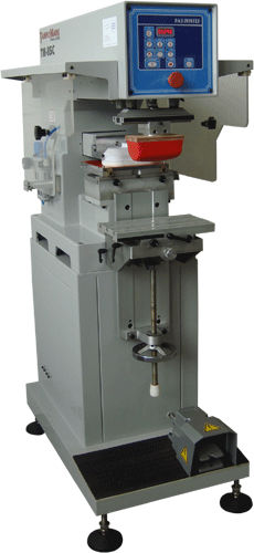 Macchina tampografica a calamaio chiuso - TM 85 C oval - Media Service Grulms