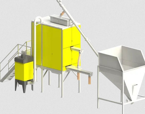 Separatore di metalli - KWS - HAMOS GmbH, Recycling- und Separationstechnik - per plastica / elettrostatico / per l'industria del riciclaggio