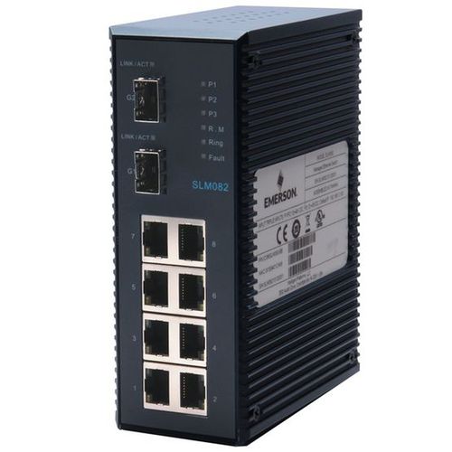 Switch Ethernet gestibile - IC086SLM082 - Emerson - 10 porte / ridondante / RJ45