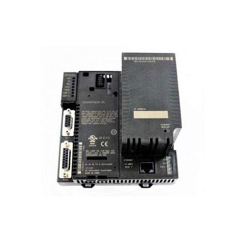 PAC su guida DIN - VersaMax CPUE05 - Emerson - con I/O integrati / ingressi analogici / su rete Ethernet