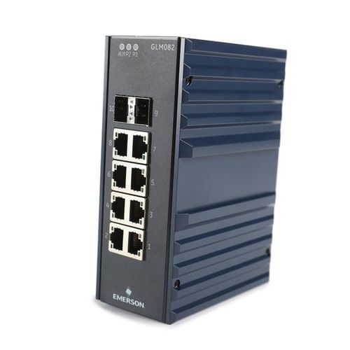 Switch Ethernet gestibile - IC086GLM082 - Emerson - 10 porte / Ethernet gigabit / ProfiNet