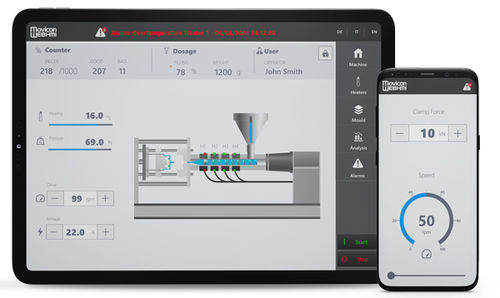 Software di gestione - Movicon WebHMI™ - Emerson - di visualizzazione / di regolazione / HMI