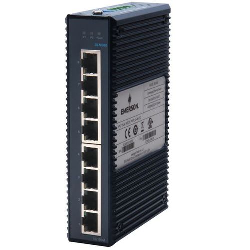 Switch Ethernet non gestibile - IC086SLN080 - Emerson - 8 porte / 10/100BaseT(X) / ridondante