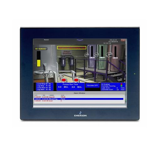 Panel PC di LCD - IC755CBW07CDA - Emerson - con touchs creen capacitivo PCAP / con touch screen multitouch / 7"