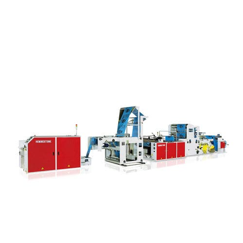 Macchina per la produzione di sacchi in plastica - HM-1000MSR+IL - Hemingstone Machinery - a uso intensivo / automatica