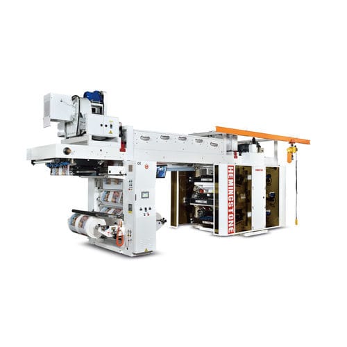 Macchina da stampa flessografica a 8 colori - HM-1206CIEV-F - Hemingstone Machinery - a 6 colori / per film in plastica