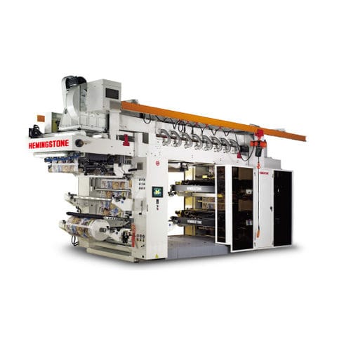 Macchina da stampa flessografica stack - HM-804FP-OD/ 1004FP-OD/ 1204FP-OD/ 1404FP-OD/ 1604FP-OD - Hemingstone Machinery - a 4 colori / per carta
