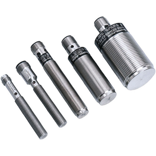 Sensore di prossimità induttivo - NMB series - Pepperl+Fuchs SE - cilindrico / analogico / in acciaio inossidabile