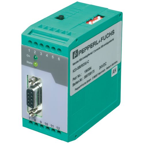Convertitore di segnale SSI - K23 series - Pepperl+Fuchs SE - su guida DIN / per encoder angolare