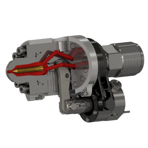 Ugello con valvola a spillo - HP series - Herzog AG - di iniezione / per materiali fusi / per applicazioni speciali