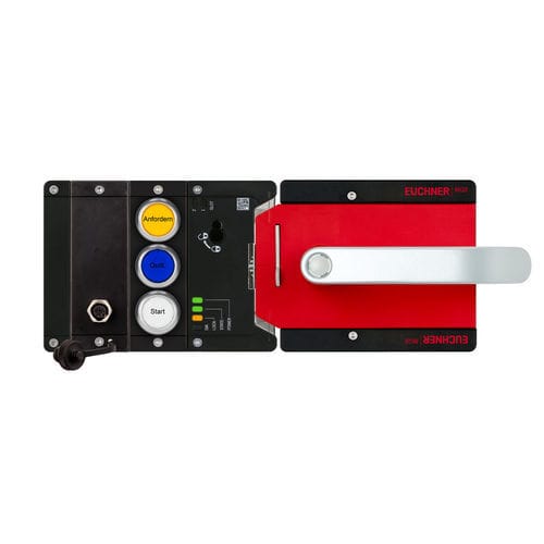 Serratura con impugnatura - MGB2-L1H-MLI-U-CA-R-161928 - EUCHNER GmbH + Co. KG - a pulsanti / elettromeccanica / per porta