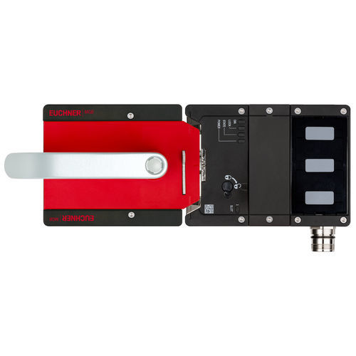 Serratura con impugnatura - MGB2-L1H-BP-U-S4-OY-L-167026 - EUCHNER GmbH + Co. KG - per porta / in zinco / in acciaio inossidabile