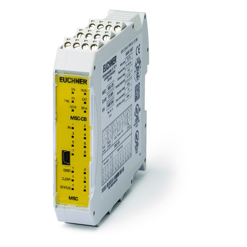 Relè di sicurezza PLe - MSC-CB-AC-FI8FO2-121289 - EUCHNER GmbH + Co. KG - su guida DIN / a doppio canale / compatto