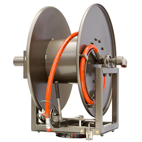 Avvolgitore per tubo di pulitura - HDD6200 - HANNAY REELS - per tubo di pulizia ad alta pressione / a motore / per acqua