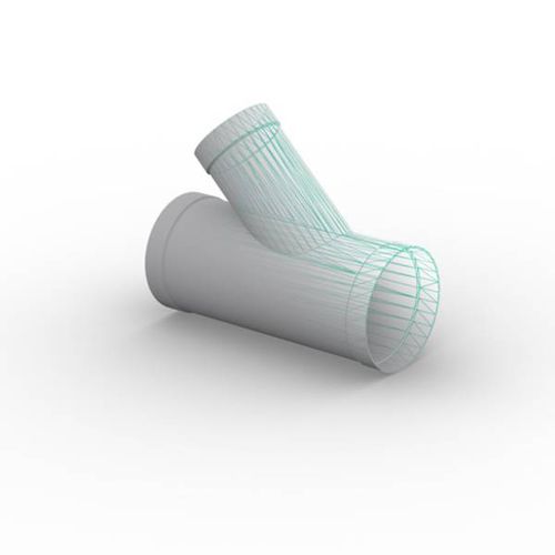 Raccordo pneumatico - HoKa GmbH - a bicchiere / da saldare / gomito a 45°