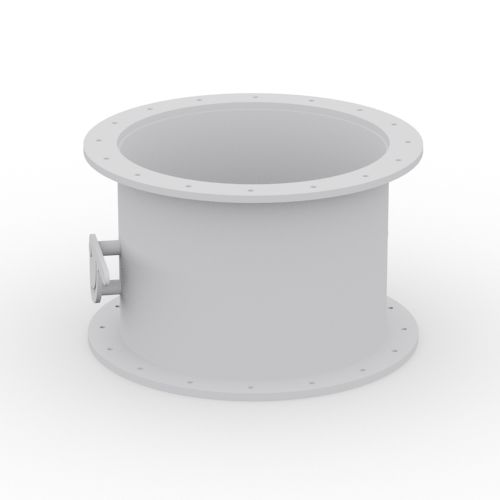 Valvola a farfalla - HoKa GmbH - a leva / shut off / con doppia flangia