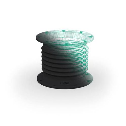 Connettore per tubi rotondo - HoKa GmbH - in PVC / in polipropilene / in PVDF