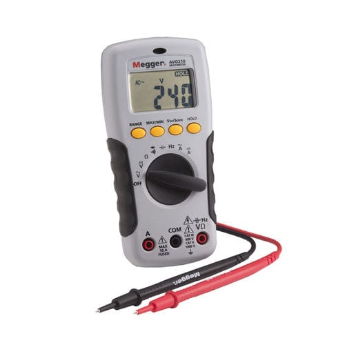 Multimetro digitale - AVO®210 - MEGGER - portatile / 1000 V / 600 V