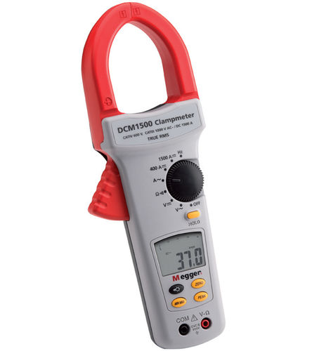 Multimetro a pinza true RMS - DCM1500 - MEGGER - digitale / portatile / 1000 V