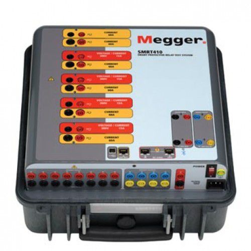 Sistema di test per macchinari e impianti elettrici - SMRT410 - MEGGER - per relè trifase / portatile