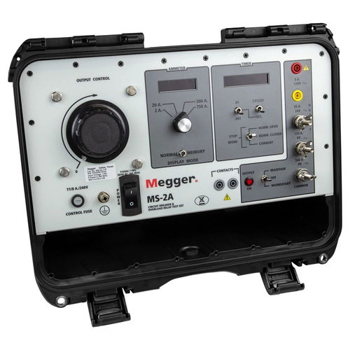 Apparecchio per prove di corrente - MS-2A - MEGGER - di prestazione / manuale / disgiuntori