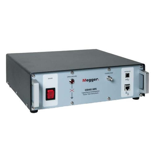 Apparecchio di misura di fattore di potenza - CDAX 605 - MEGGER - di fattore di dissipazione / di capacitanza / capacitivo