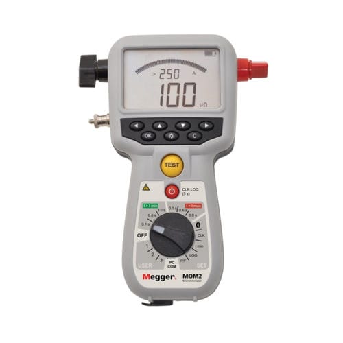 Micro-ohmmetro digitale - MOM2 - MEGGER - portatile / 4 cavi / con bassa resistenza