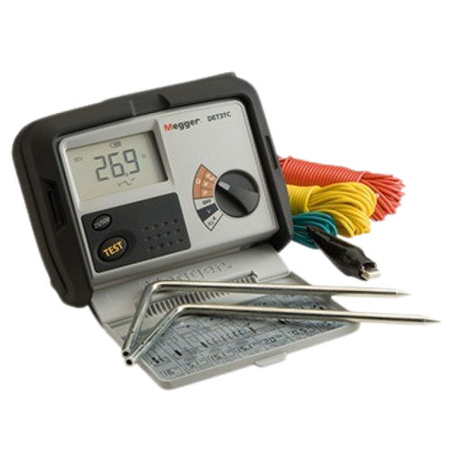 Tester di resistenza di messa a terra - DET3TC - MEGGER - di resistenza di terra / per impianto elettrico / digitale